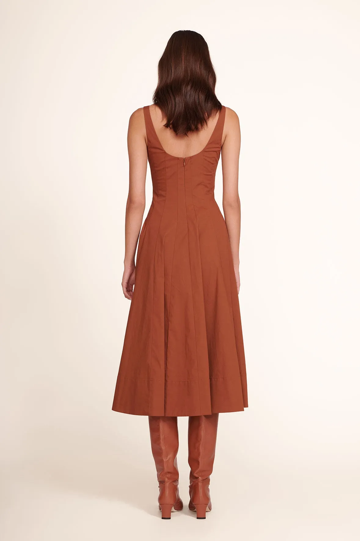 WELLS DRESS | TAN sold by STAUD product image thumbnail 4