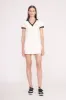 VOLLEY DRESS | IVORY BLACK sold by STAUD