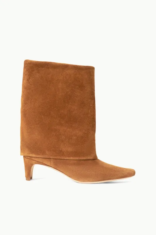 WALLY FOLDOVER BOOT | TAN sold by STAUD