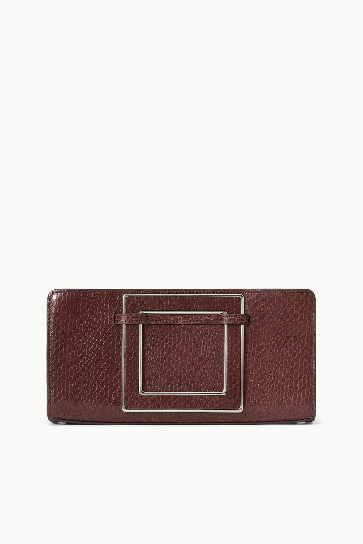 SHIRLEY CONVERTIBLE CLUTCH | MAHOGANY sold by STAUD