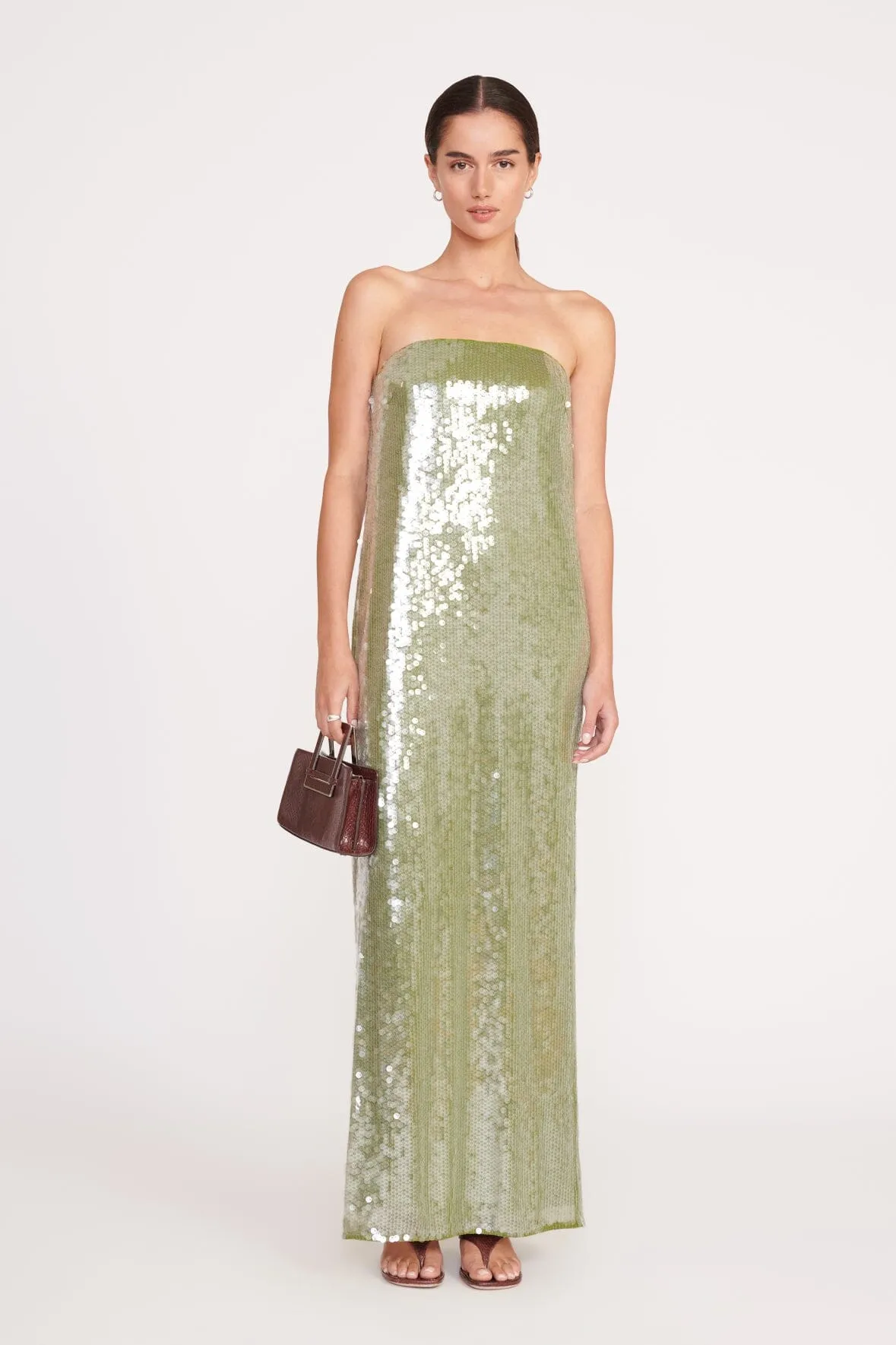 SHIRLEY CONVERTIBLE CLUTCH | MAHOGANY sold by STAUD product image thumbnail 2