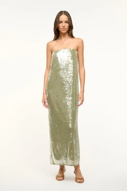 CASEY DRESS | GARDEN MOSS made by STAUD