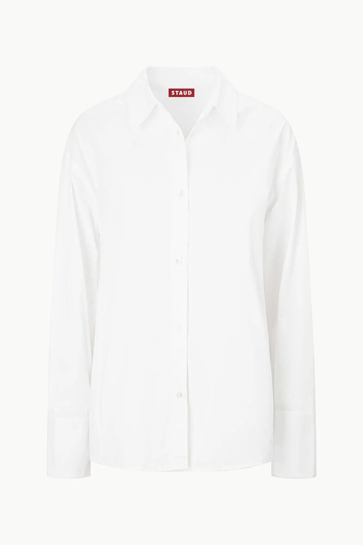 KELLY SHIRT | WHITE sold by STAUD product image thumbnail 5