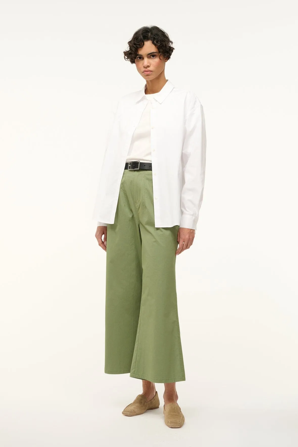 KELLY SHIRT | WHITE sold by STAUD product image thumbnail 2