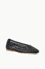 NELL CROCHET BALLERINA | BLACK sold by STAUD