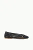 NELL CROCHET BALLERINA | BLACK sold by STAUD