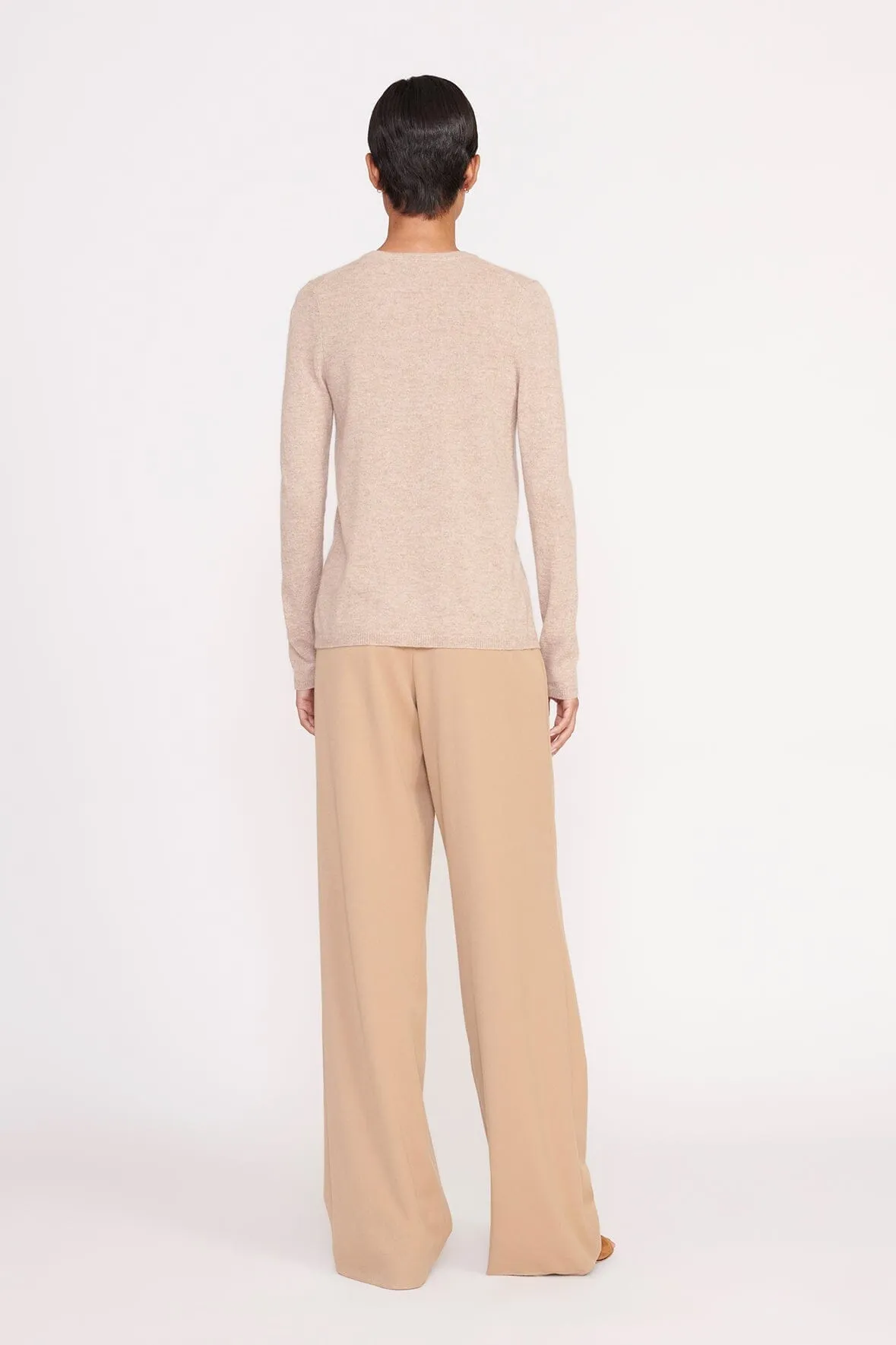 ADAN CASHMERE CARDIGAN | BEIGE sold by STAUD product image thumbnail 4