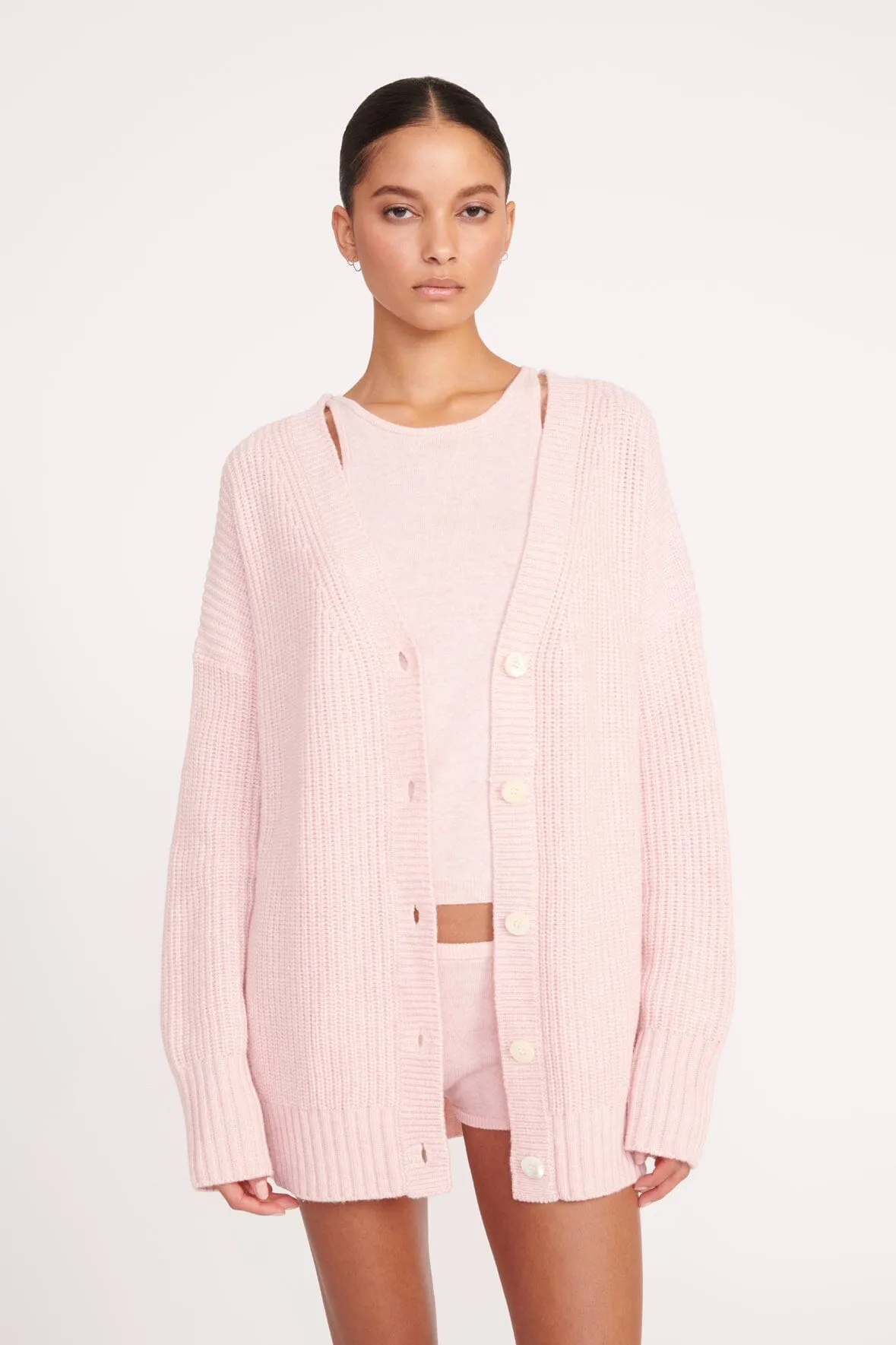 MATILDA CARDIGAN | CHERRY BLOSSOM sold by STAUD