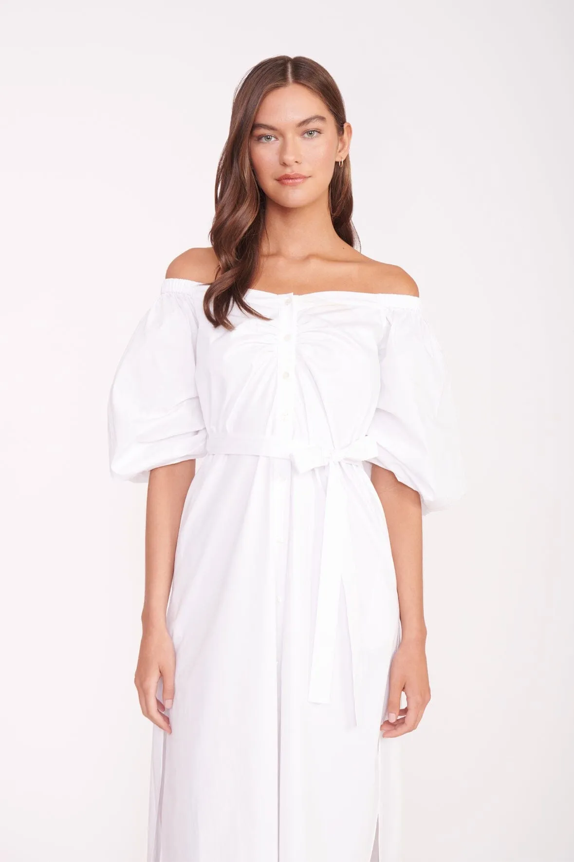 REESE DRESS | WHITE sold by STAUD product image thumbnail 2