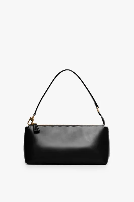 KAIA SHOULDER BAG | BLACK sold by STAUD