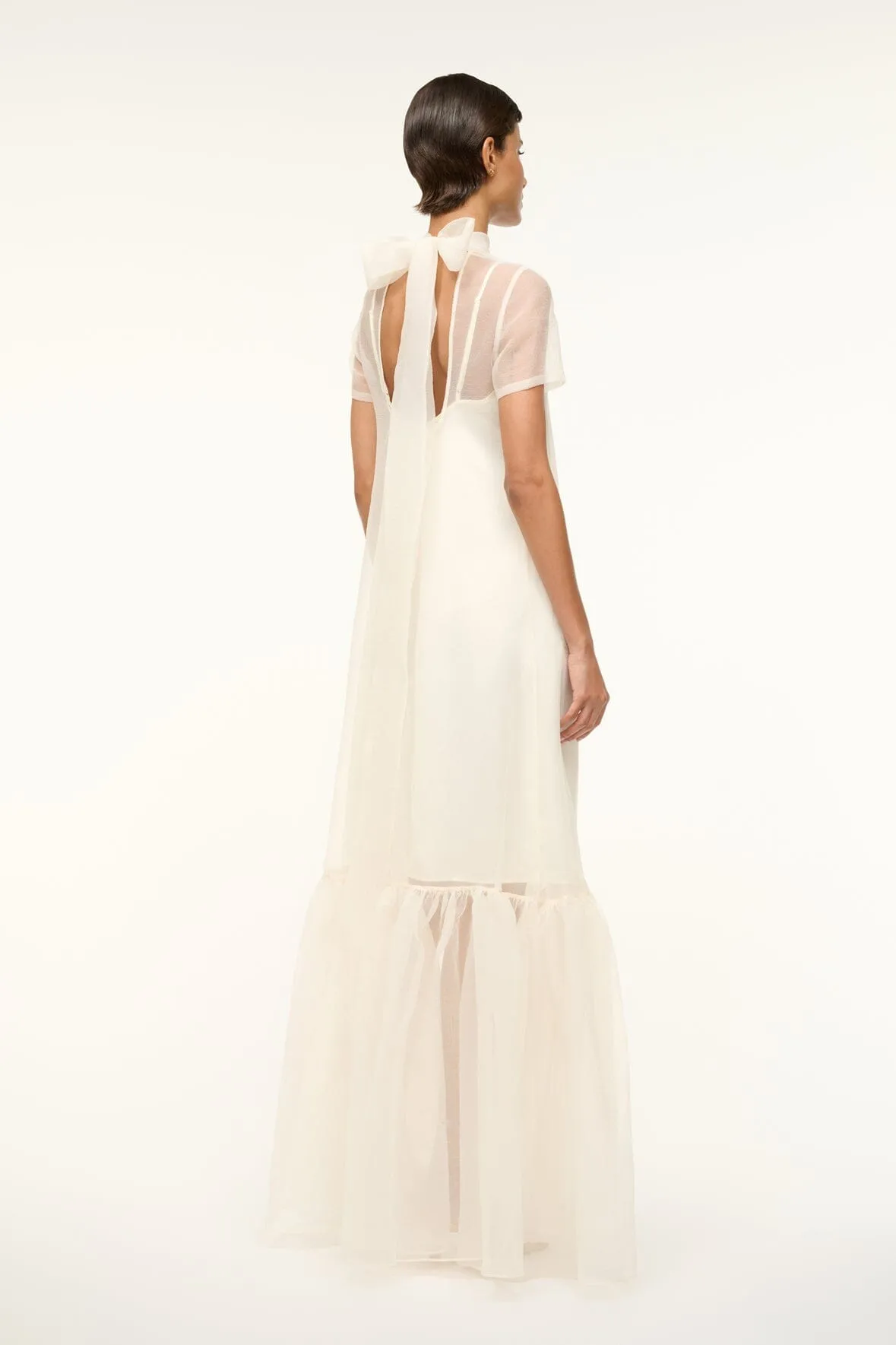 CALLUNA DRESS | WHITE sold by STAUD product image thumbnail 3