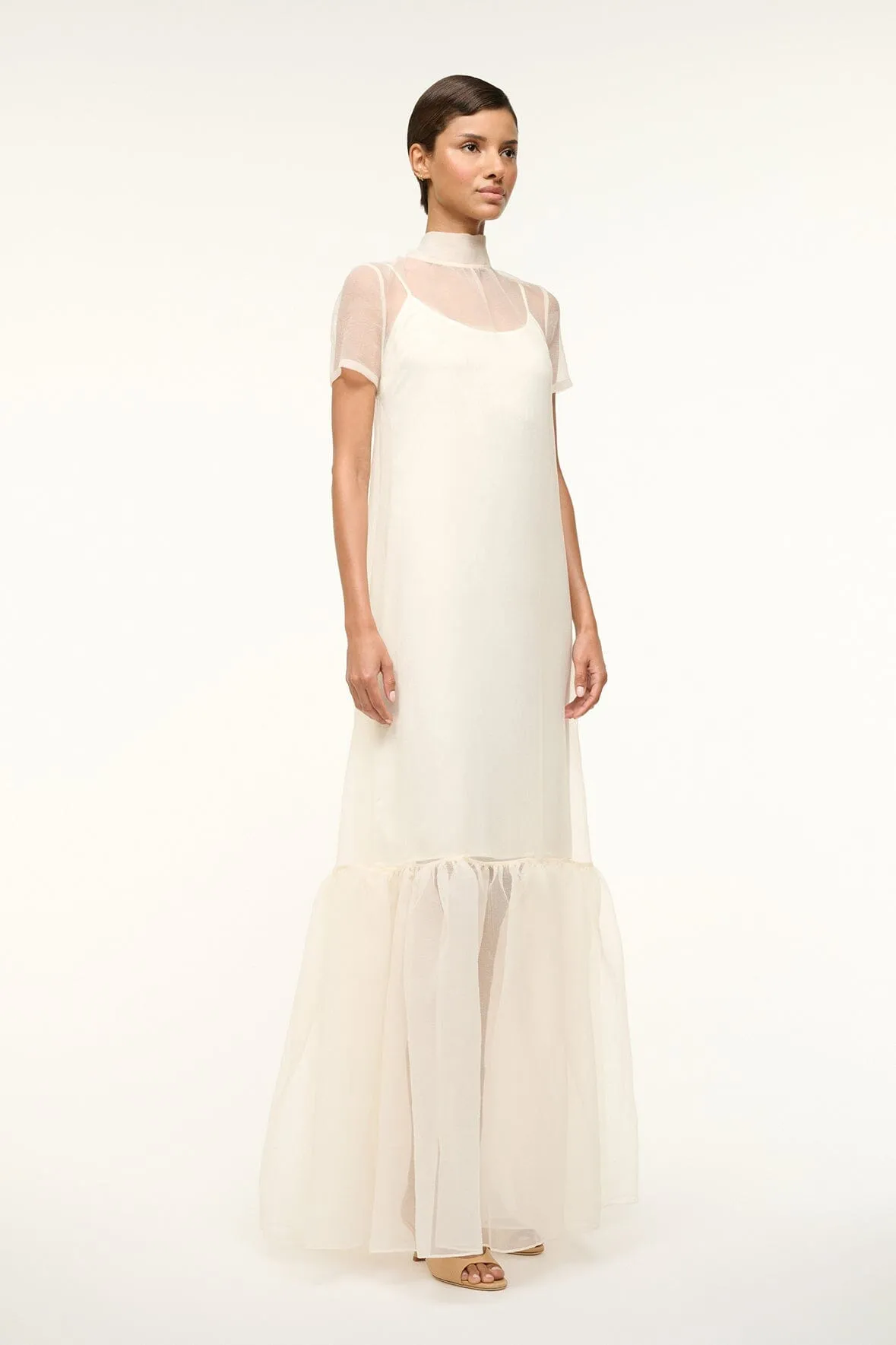CALLUNA DRESS | WHITE sold by STAUD product image thumbnail 4