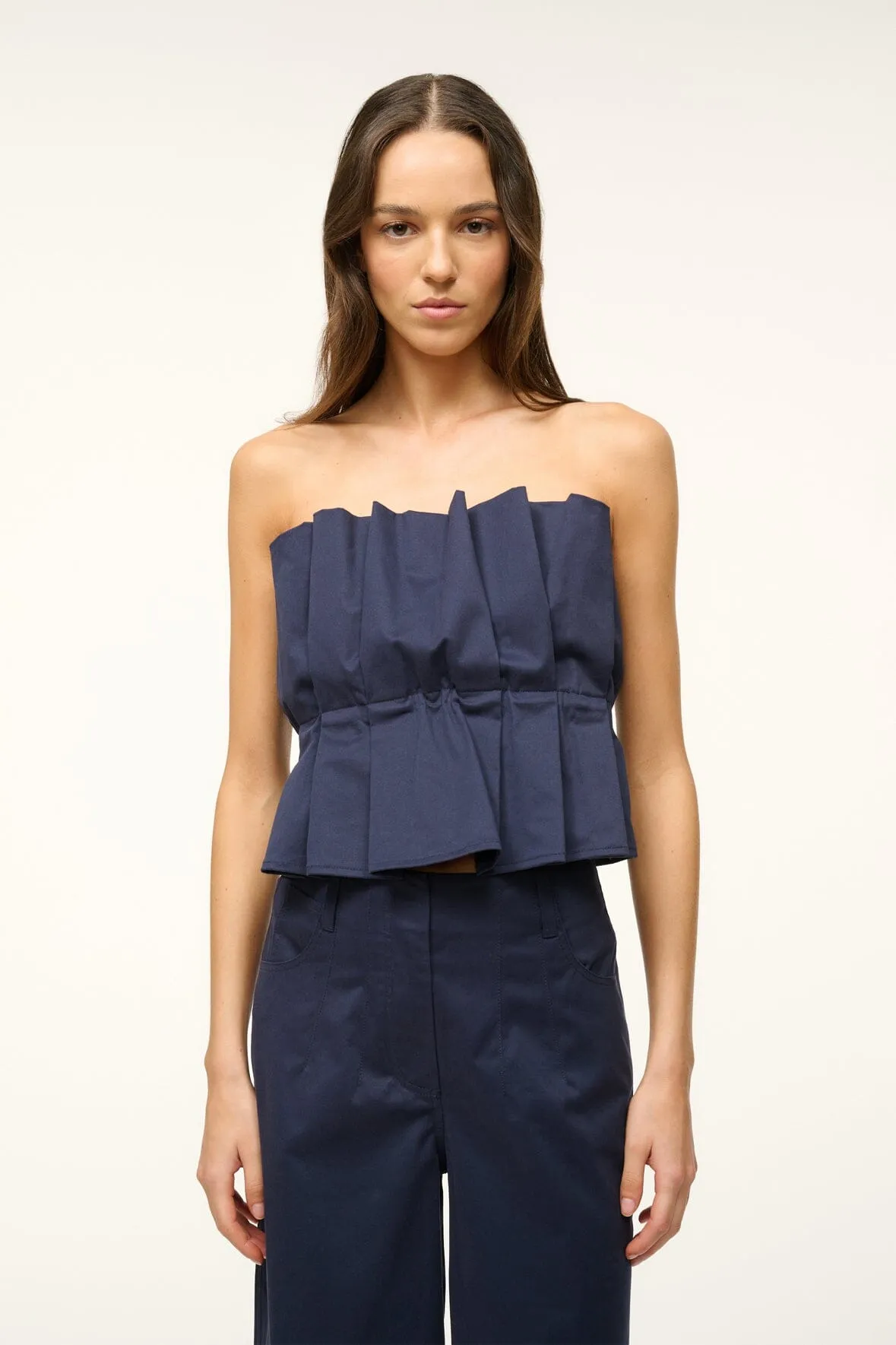 DOVER TOP | NAVY sold by STAUD