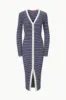 SHOKO SWEATER | NAVY MICRO STRIPE sold by STAUD