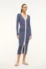 SHOKO SWEATER | NAVY MICRO STRIPE sold by STAUD