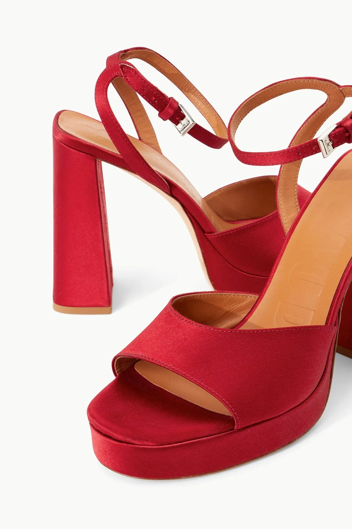 SOLANGE PLATFORM | RUBY SATIN sold by STAUD product image thumbnail 4