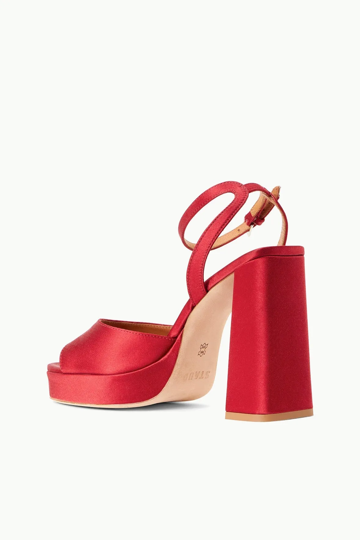 SOLANGE PLATFORM | RUBY SATIN sold by STAUD product image thumbnail 3