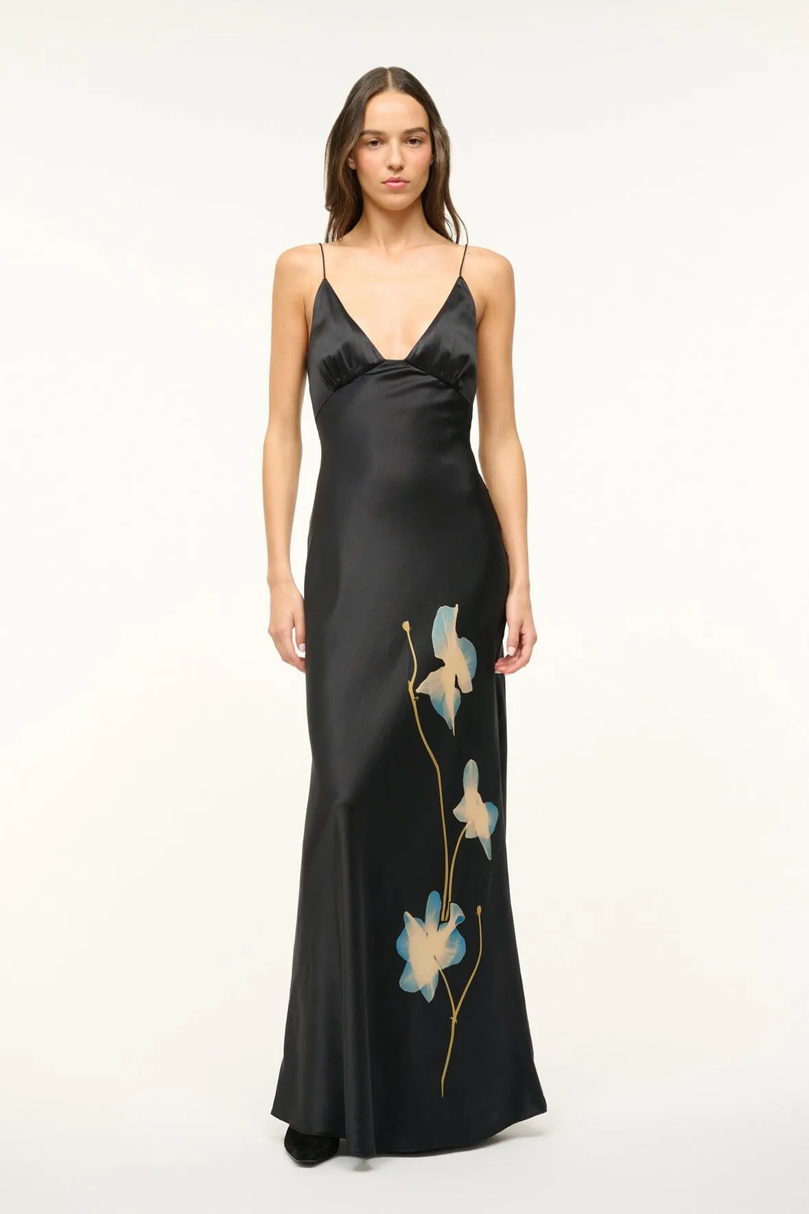 HANK SILK DRESS | BOTANICAL SHADOWS sold by STAUD