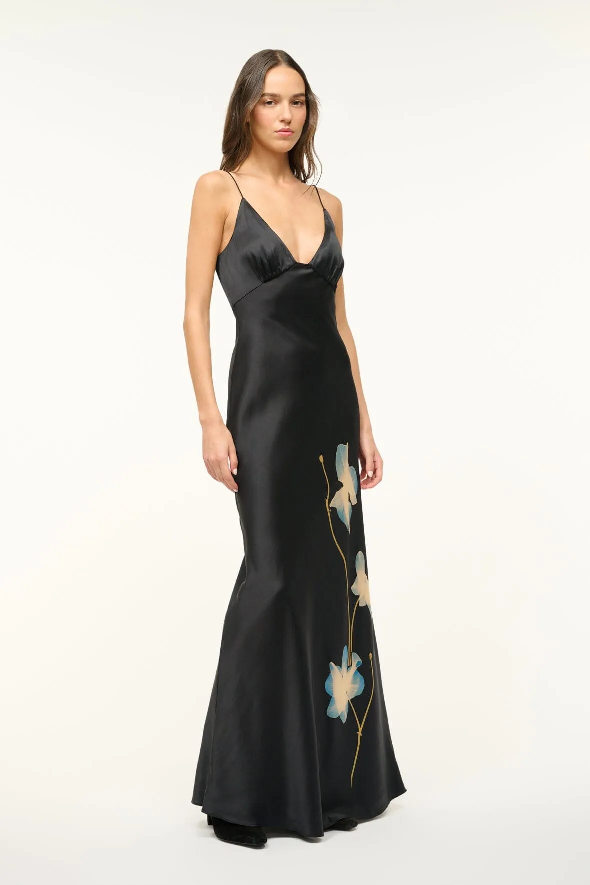 HANK SILK DRESS | BOTANICAL SHADOWS sold by STAUD product image thumbnail 4
