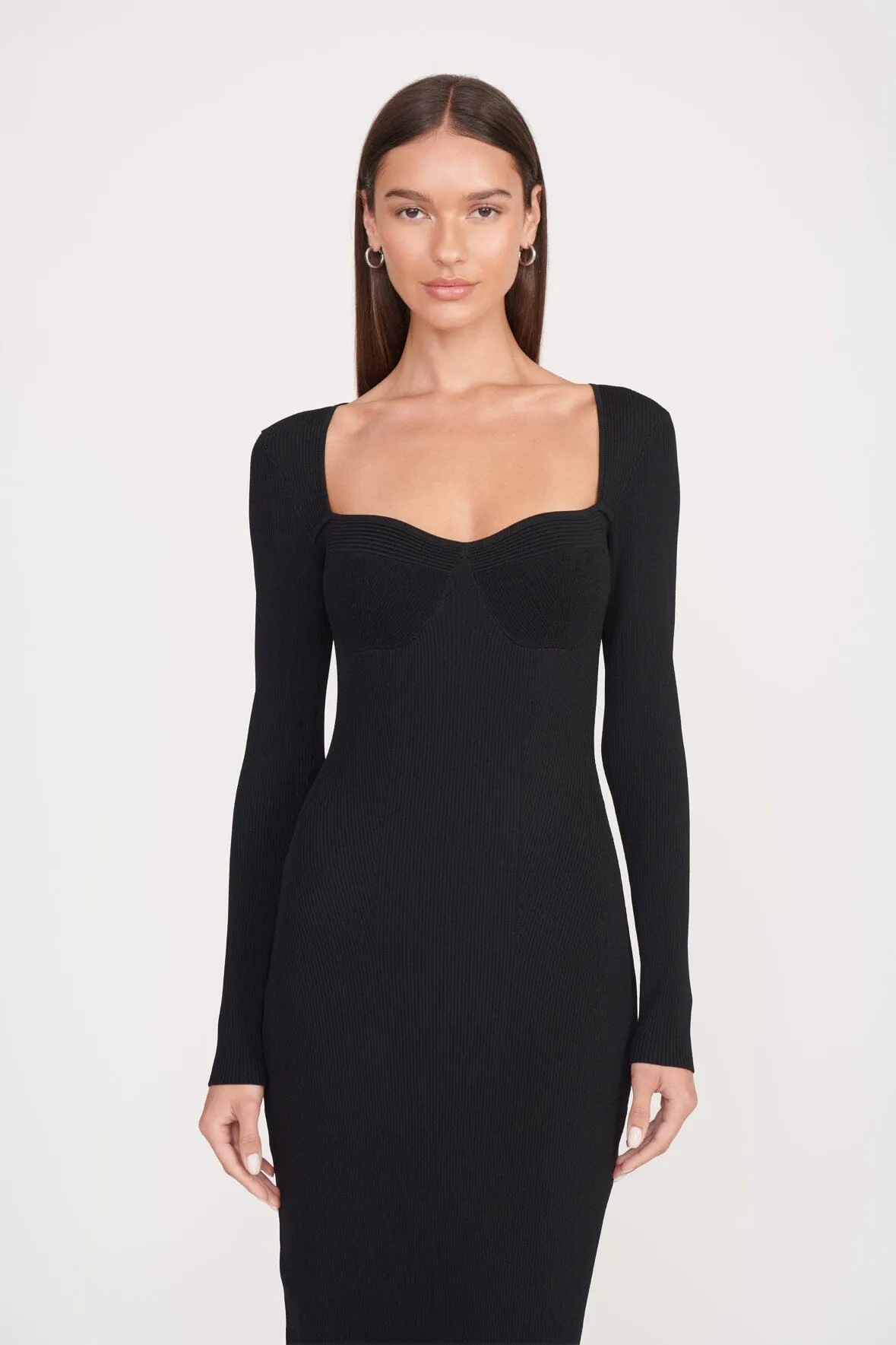 SILHOUETTE DRESS | BLACK sold by STAUD product image thumbnail 2
