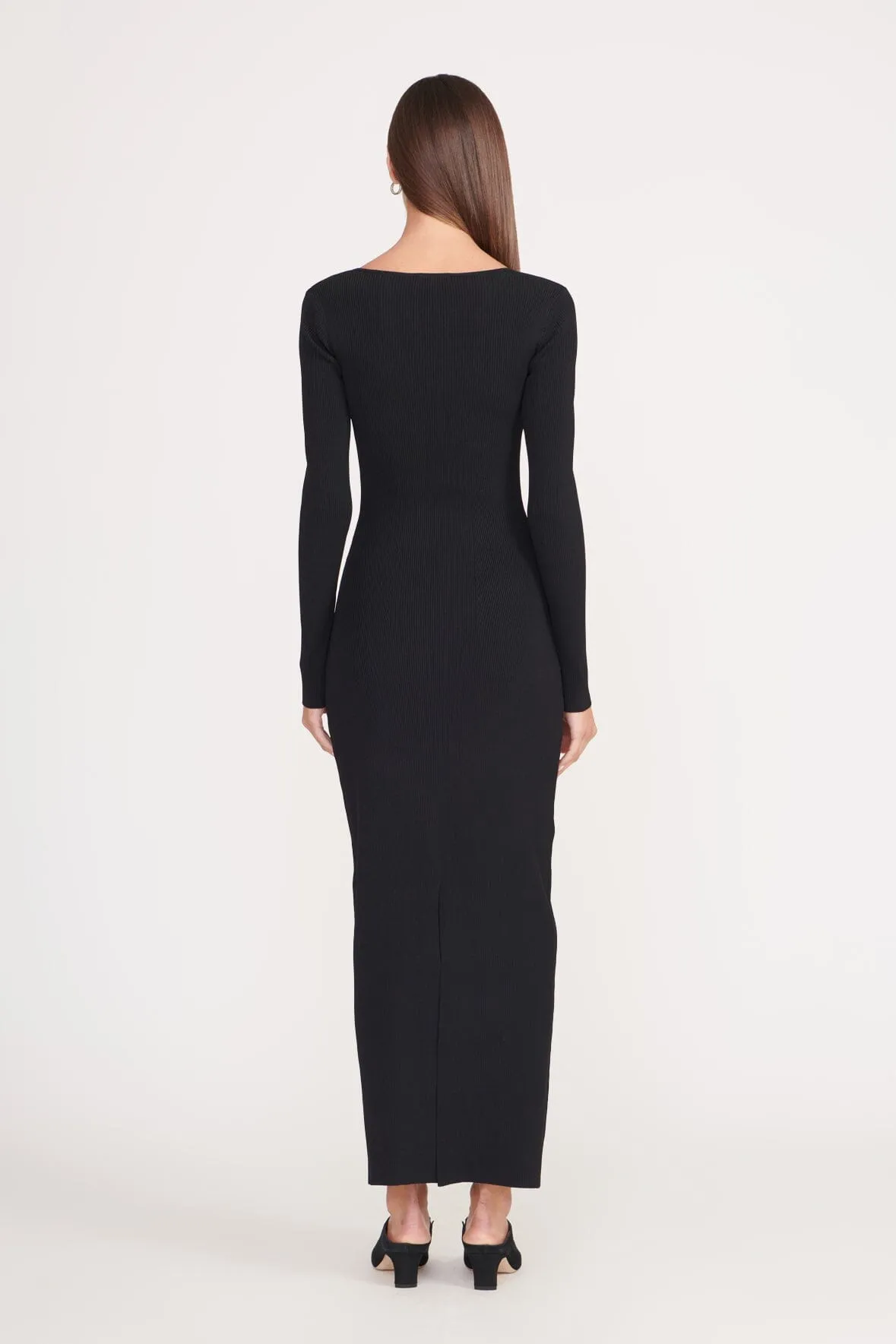 SILHOUETTE DRESS | BLACK sold by STAUD product image thumbnail 4