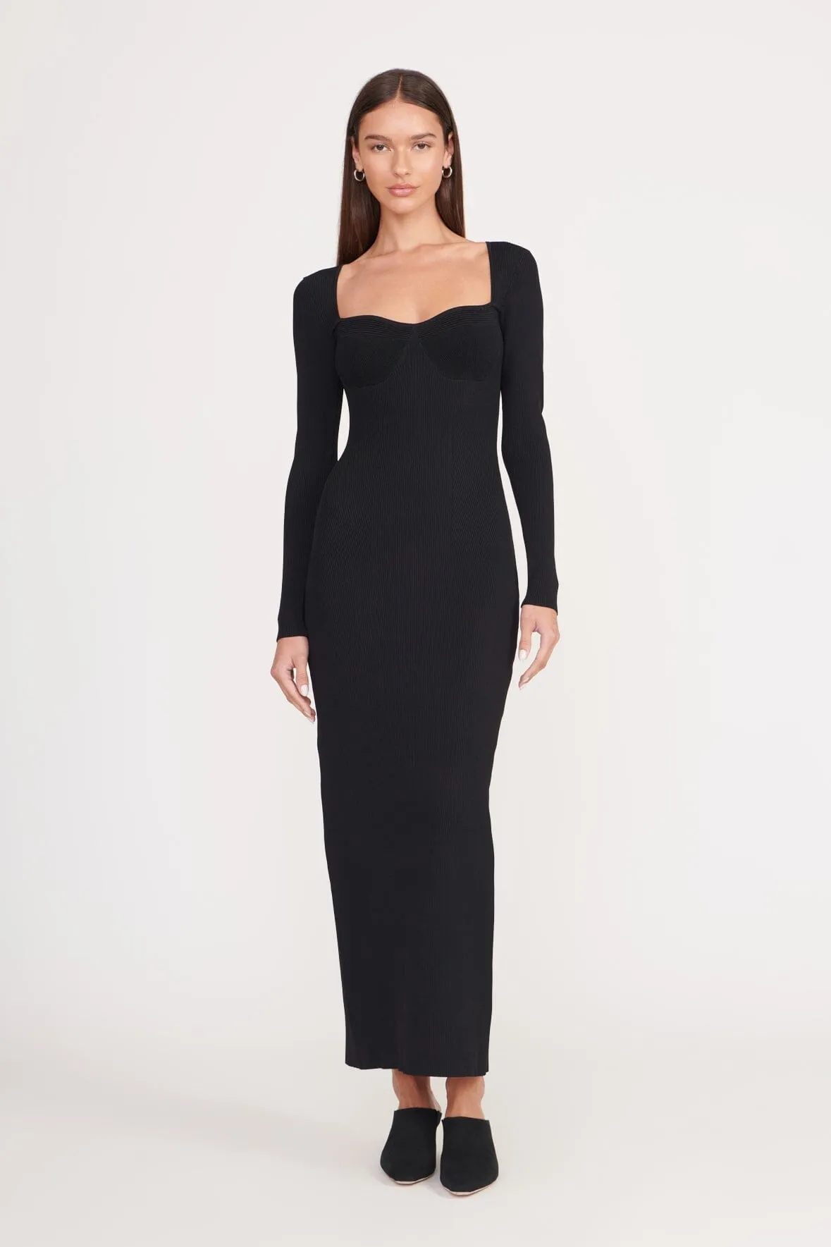 SILHOUETTE DRESS | BLACK sold by STAUD product image thumbnail 5
