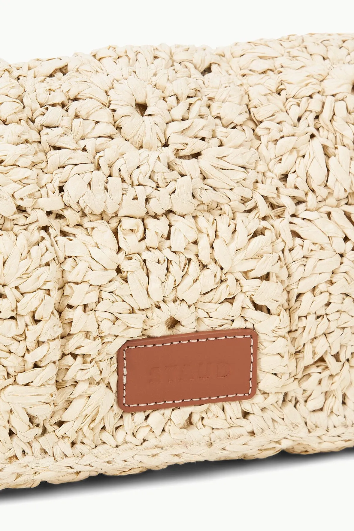 TIMMY CROCHET SHOULDER BAG | NATURAL sold by STAUD product image thumbnail 5