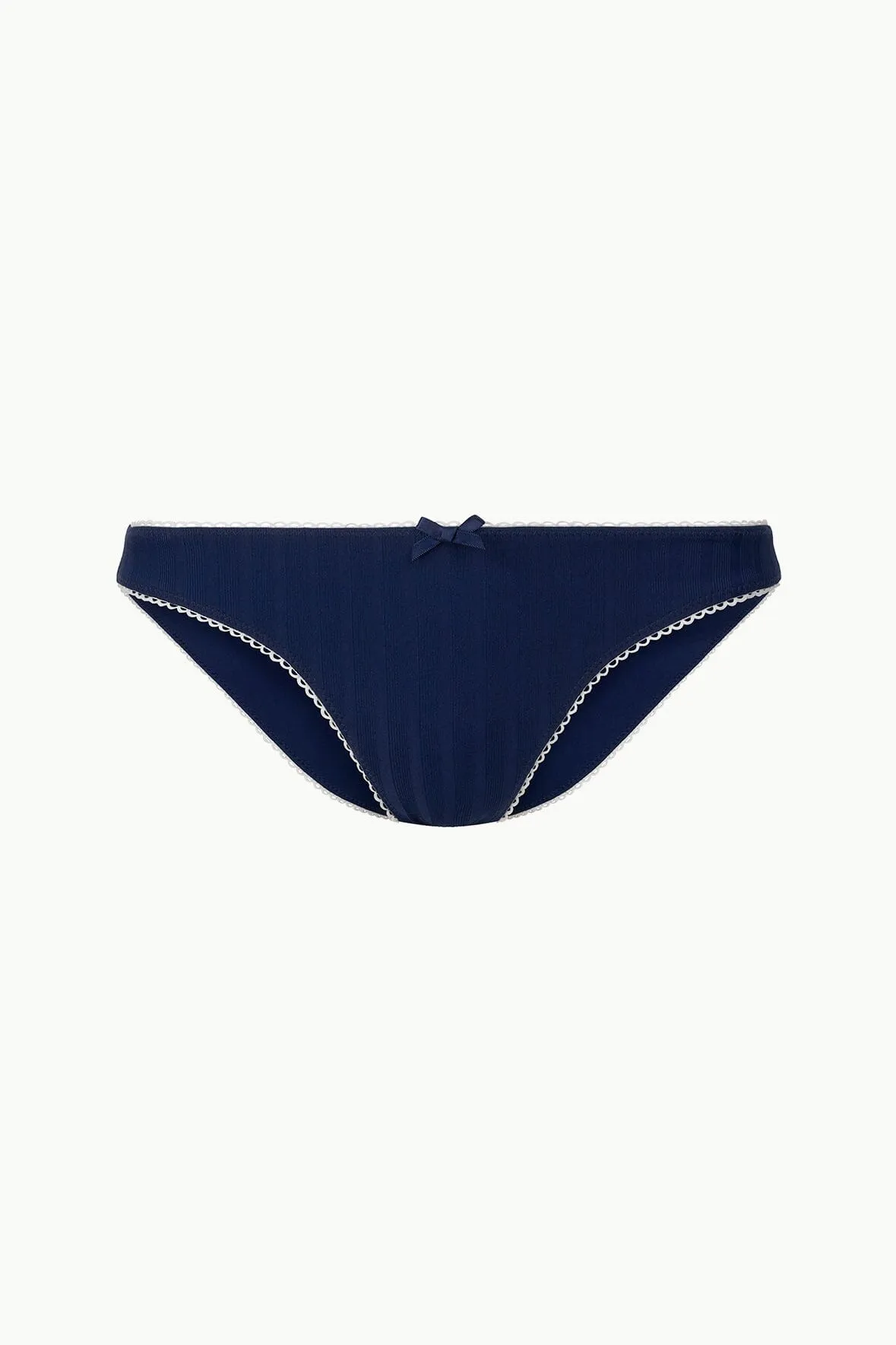 KIT BIKINI BOTTOM | NAVY WHITE sold by STAUD product image thumbnail 5
