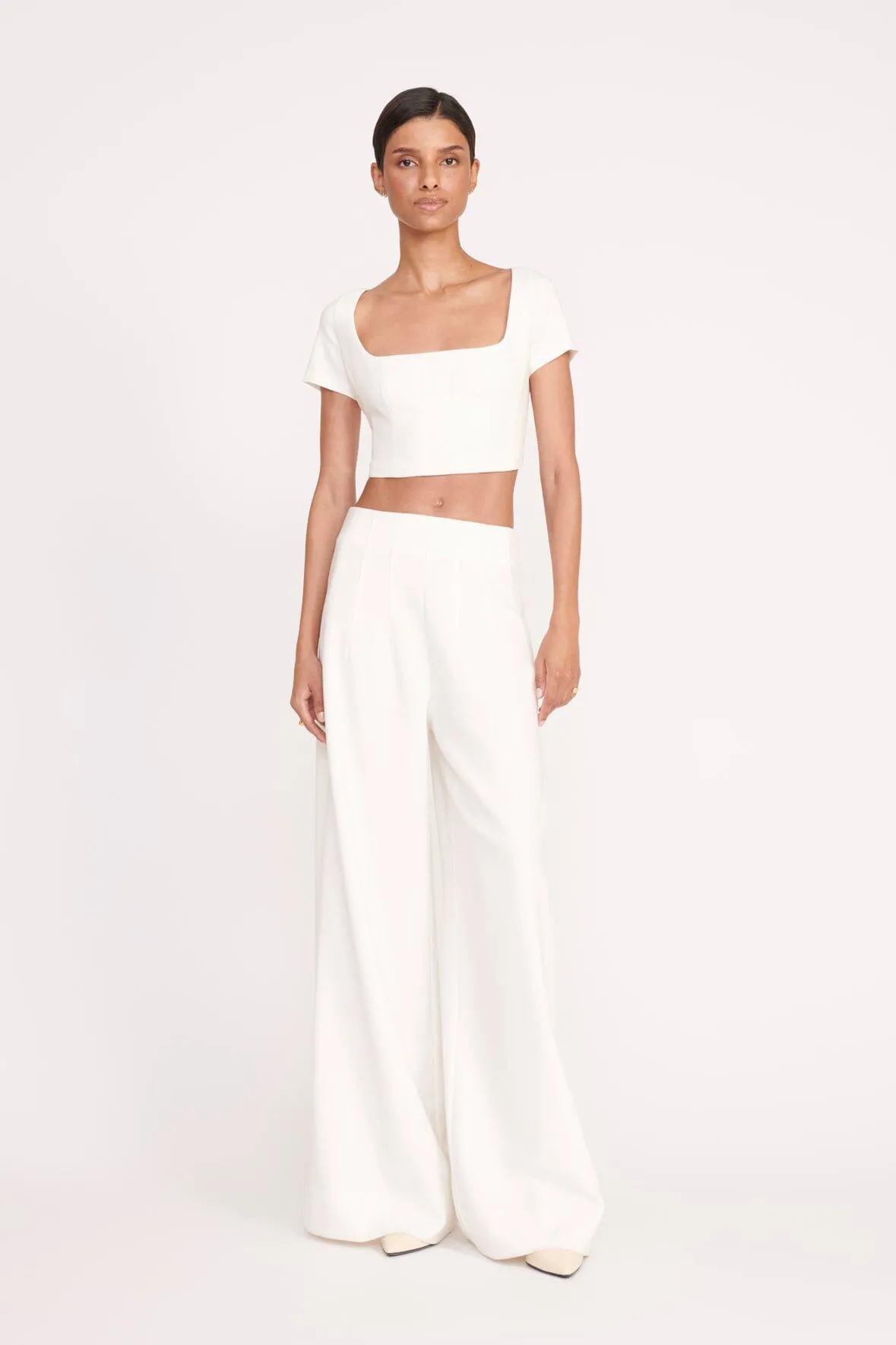 ANYA TOP | IVORY sold by STAUD product image thumbnail 2