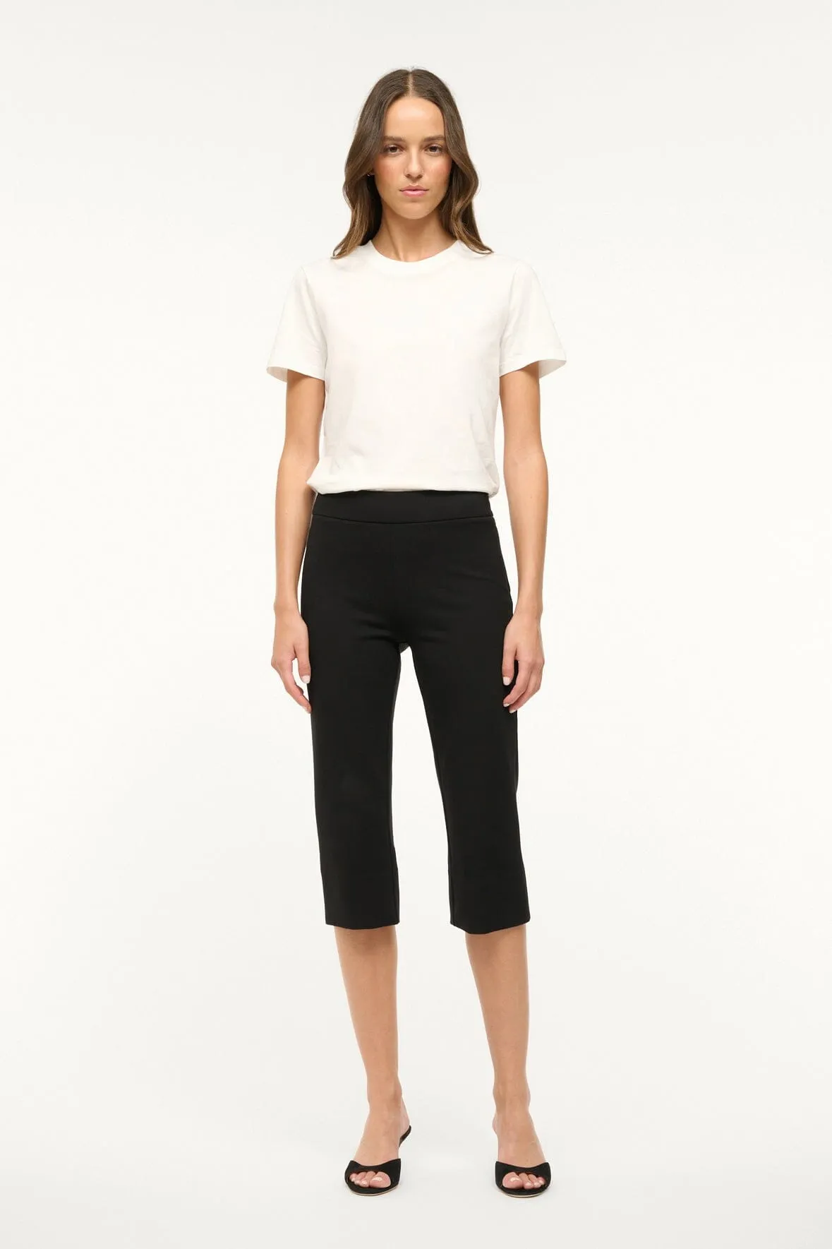 LEONE PANT | BLACK sold by STAUD