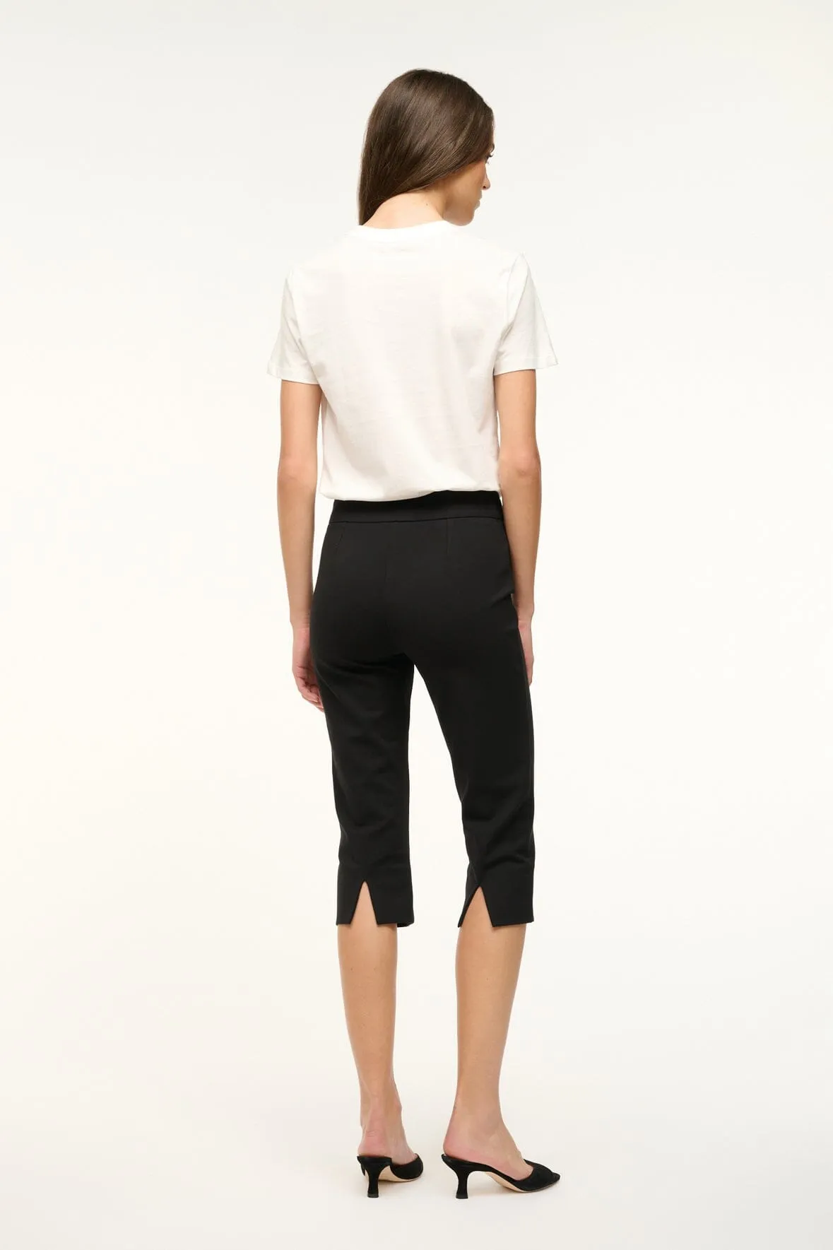 LEONE PANT | BLACK sold by STAUD product image thumbnail 4