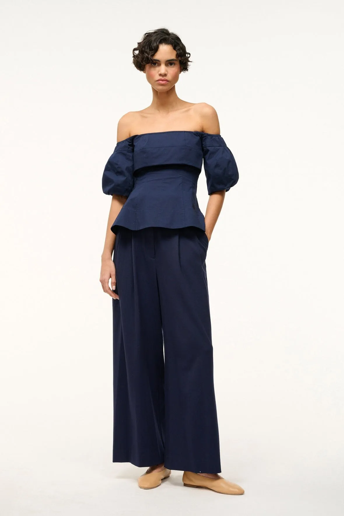 PALERMO TOP | NAVY sold by STAUD product image thumbnail 2