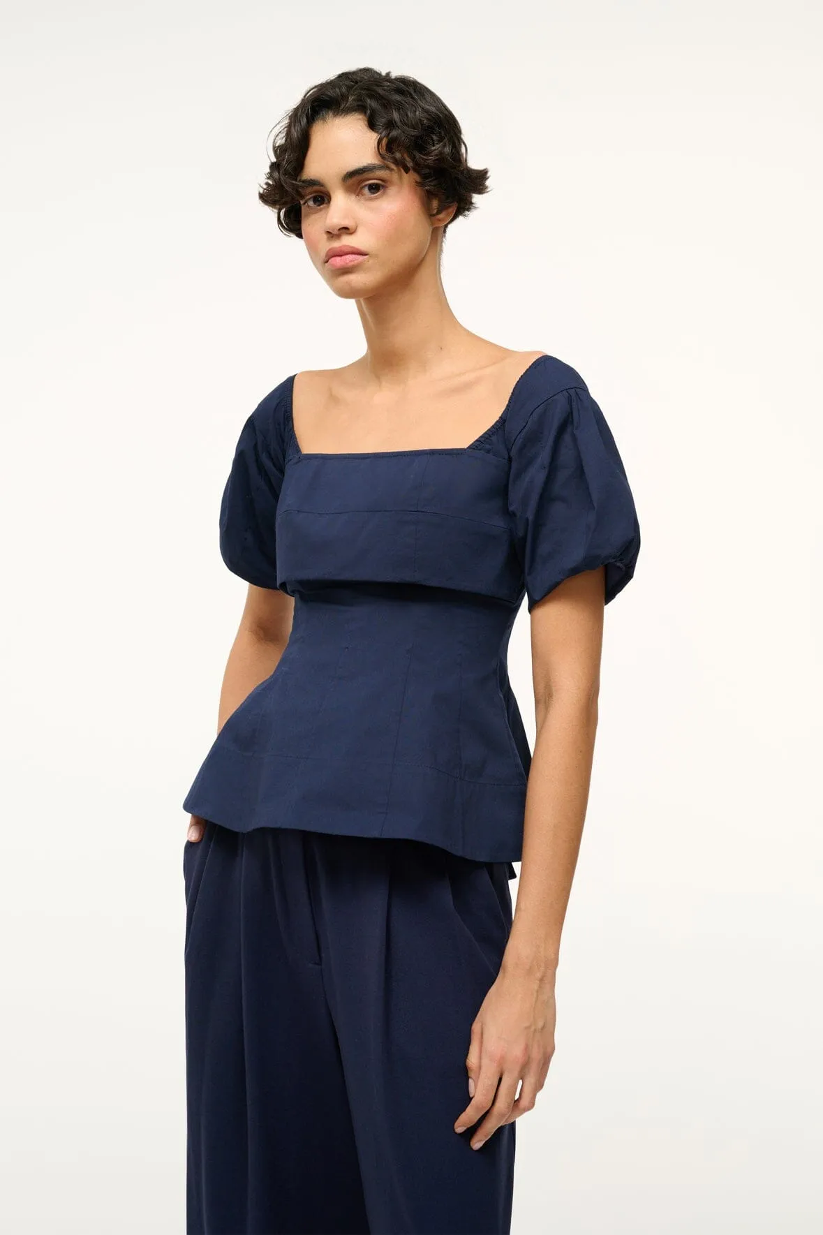 PALERMO TOP | NAVY sold by STAUD product image thumbnail 4