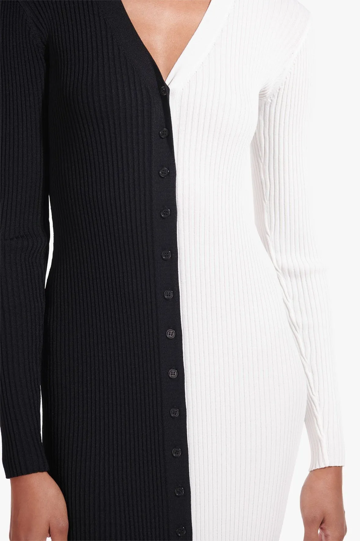 SHOKO SWEATER | BLACK WHITE sold by STAUD product image thumbnail 4