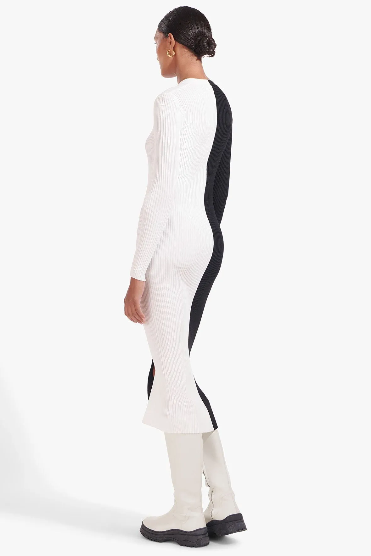 SHOKO SWEATER | BLACK WHITE sold by STAUD product image thumbnail 5