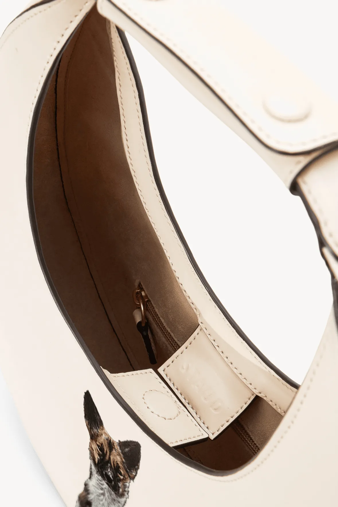 CUSTOM MOON BAG | CREAM sold by STAUD product image thumbnail 2