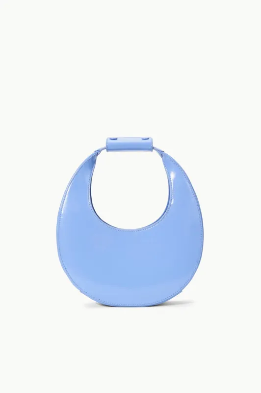MINI MOON BAG | BLUE HYDRANGEA sold by STAUD