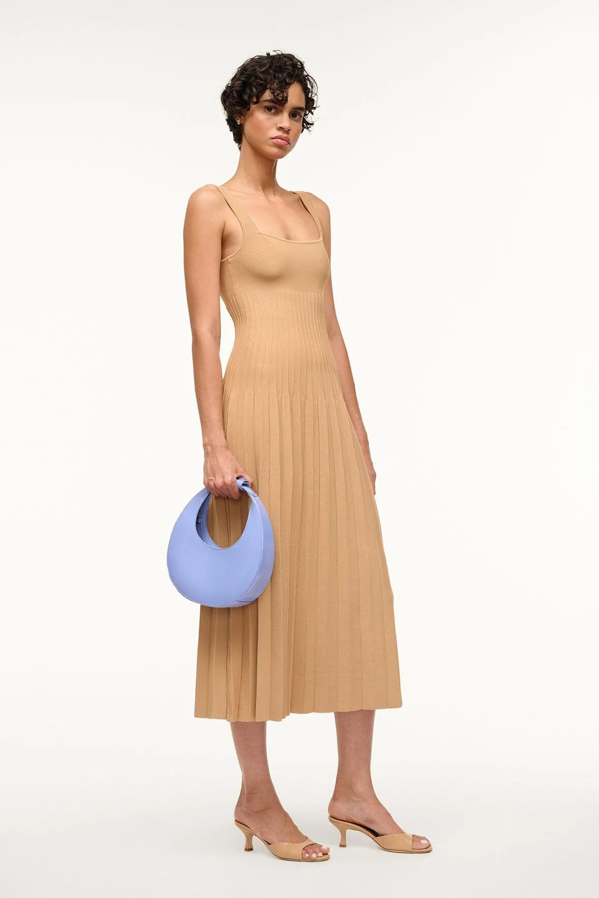 MINI MOON BAG | BLUE HYDRANGEA sold by STAUD product image thumbnail 2