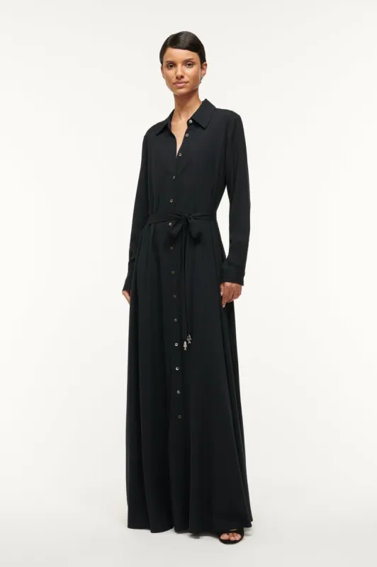 ALESSIO DRESS | BLACK sold by STAUD