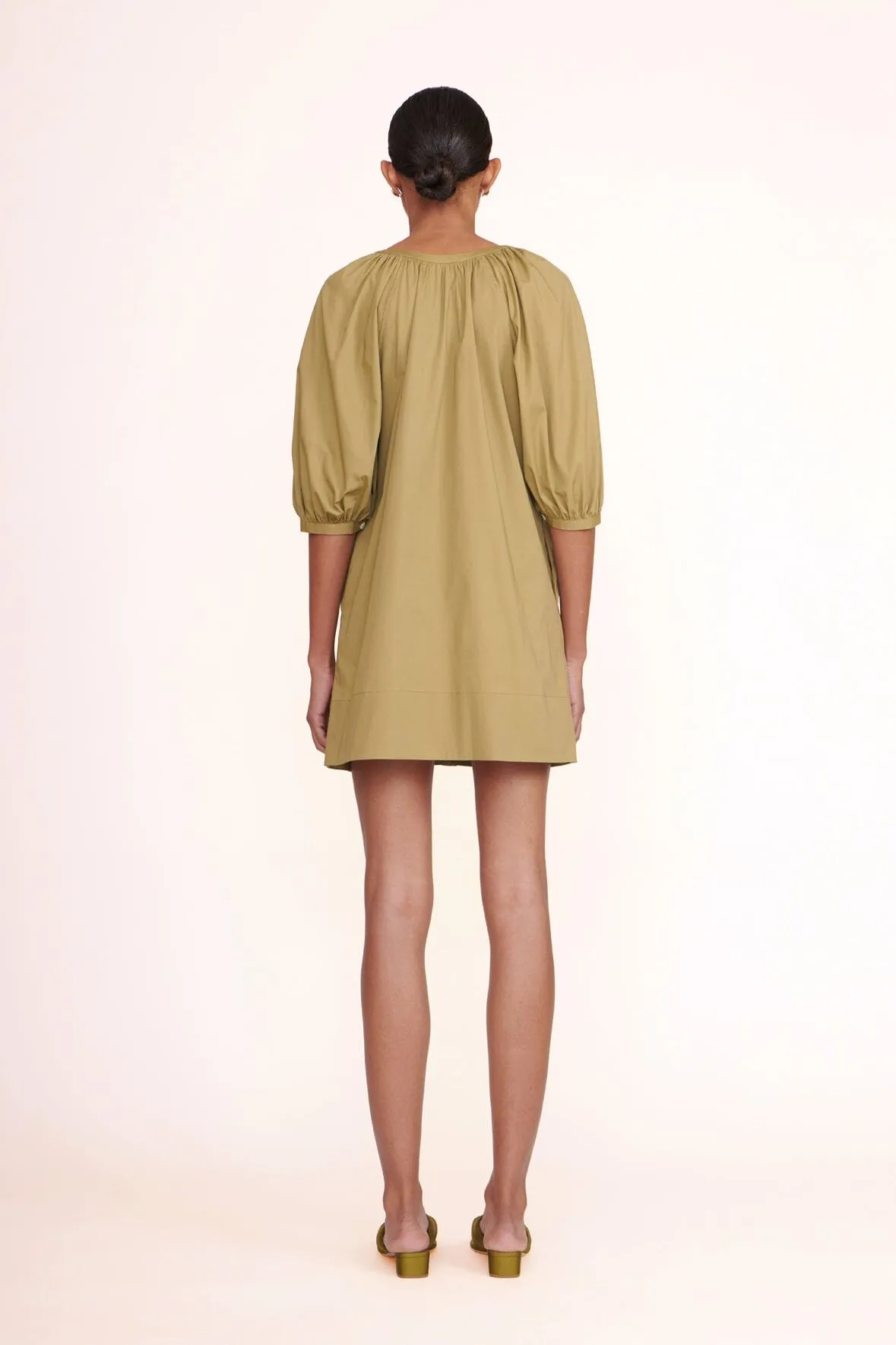 MINI VINCENT DRESS | KHAKI sold by STAUD product image thumbnail 3