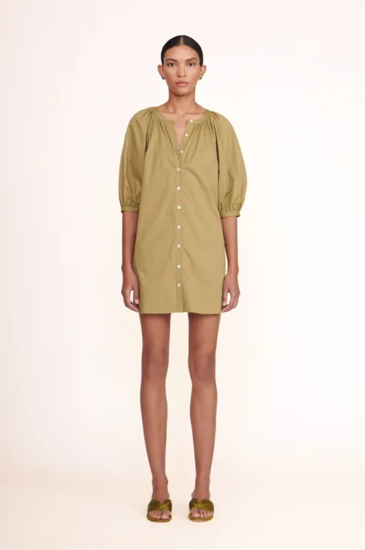 MINI VINCENT DRESS | KHAKI sold by STAUD