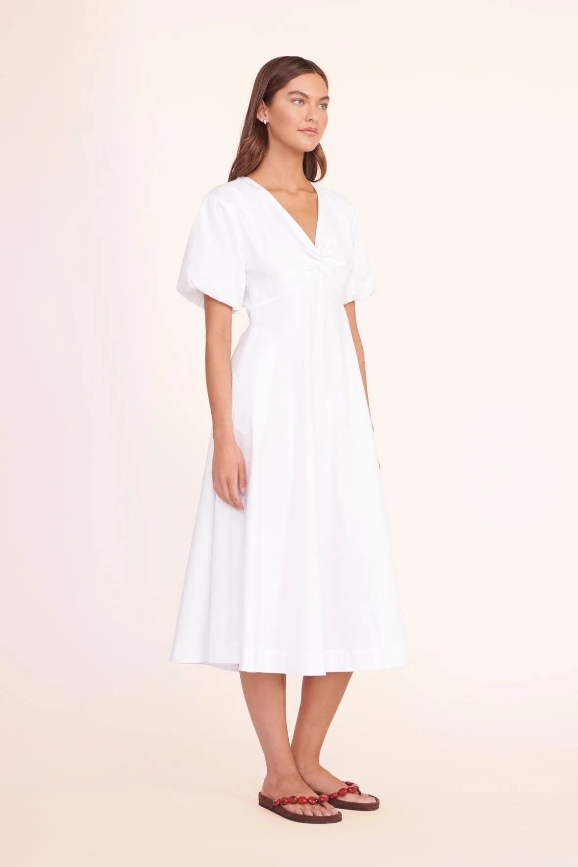 FINLEY DRESS | WHITE sold by STAUD product image thumbnail 2