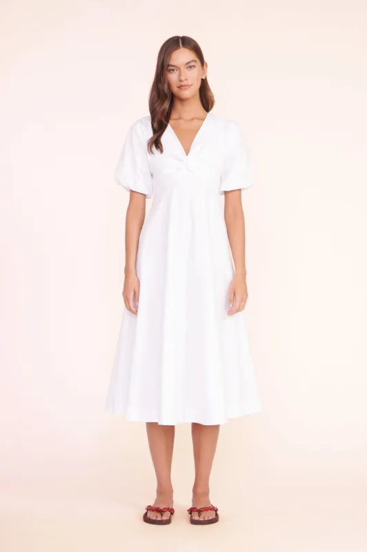 FINLEY DRESS | WHITE sold by STAUD