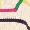 CROPPED HAMPTON SWEATER | CREAM RAINBOW MULTI sold by STAUD