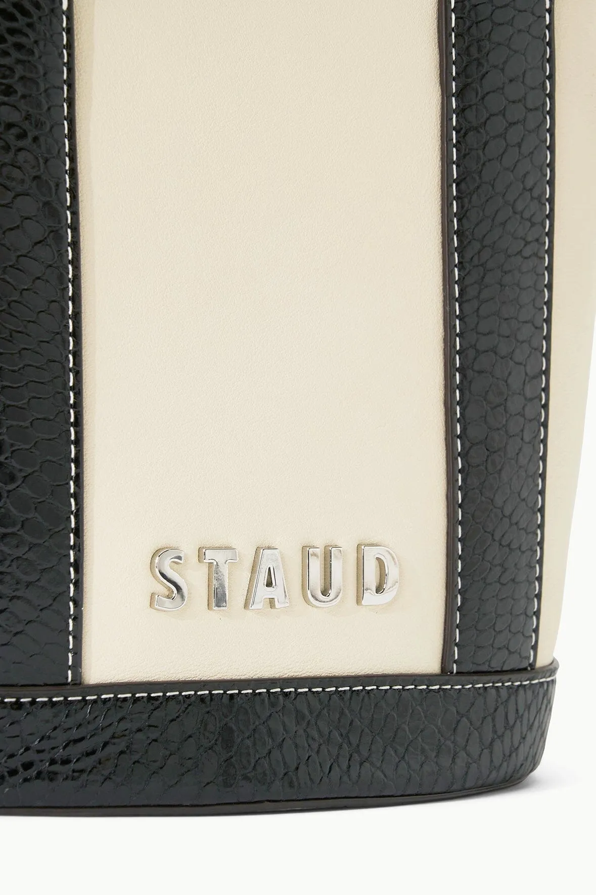 ALLORA MICRO TOTE | CREAM BLACK sold by STAUD product image thumbnail 5