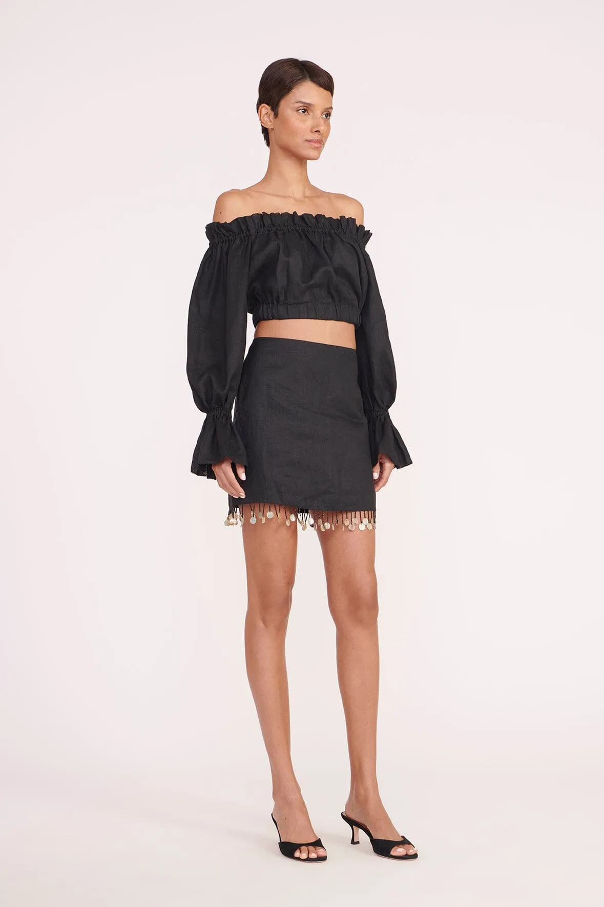 TRISTAN TOP | BLACK sold by STAUD product image thumbnail 3