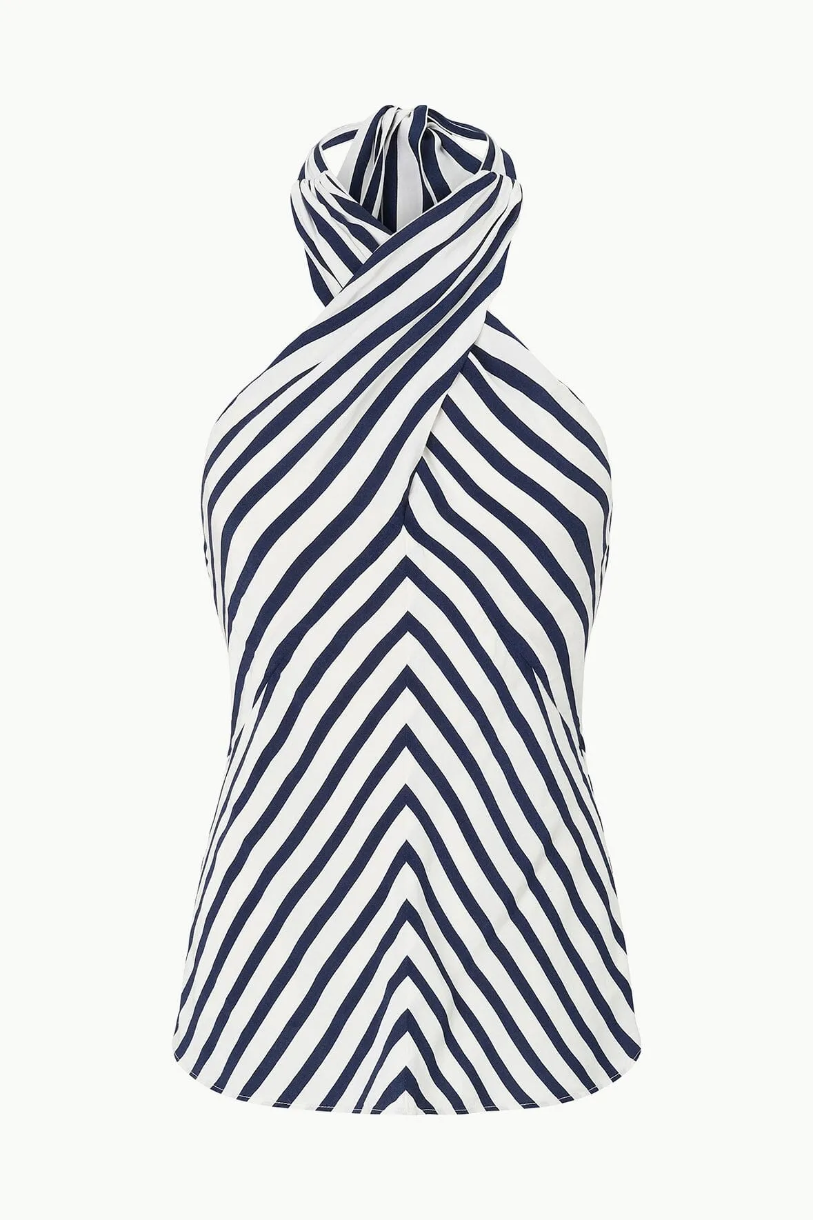 DAWN TOP | WHITE NAVY STRIPE sold by STAUD product image thumbnail 4