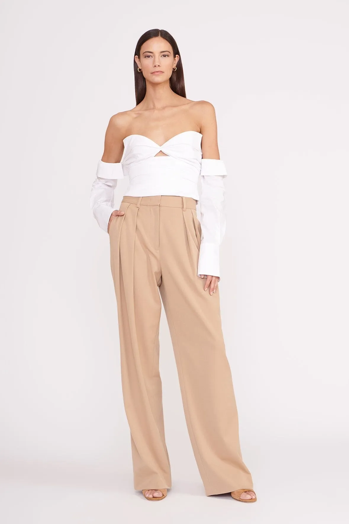 SEDGWICK TOP | WHITE sold by STAUD product image thumbnail 2