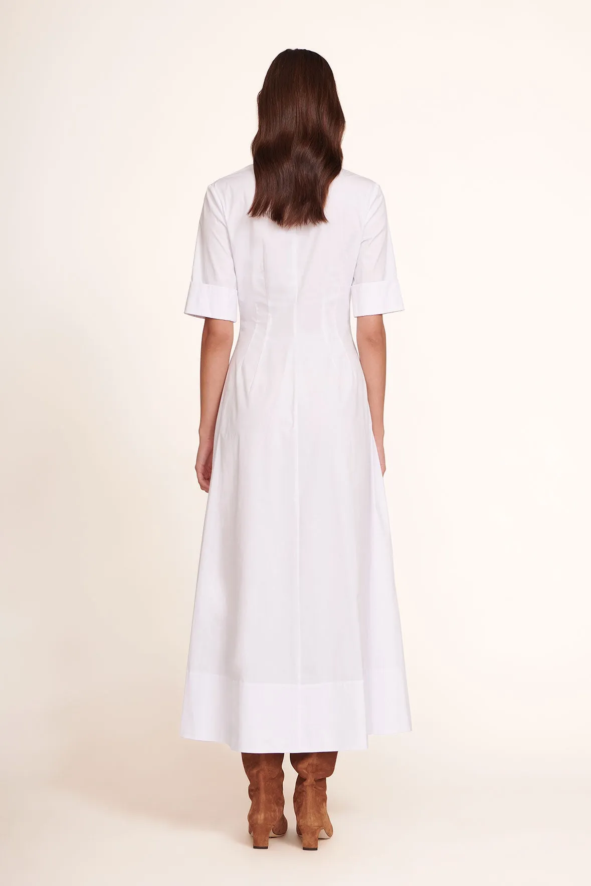 JOAN MAXI DRESS | WHITE sold by STAUD product image thumbnail 3