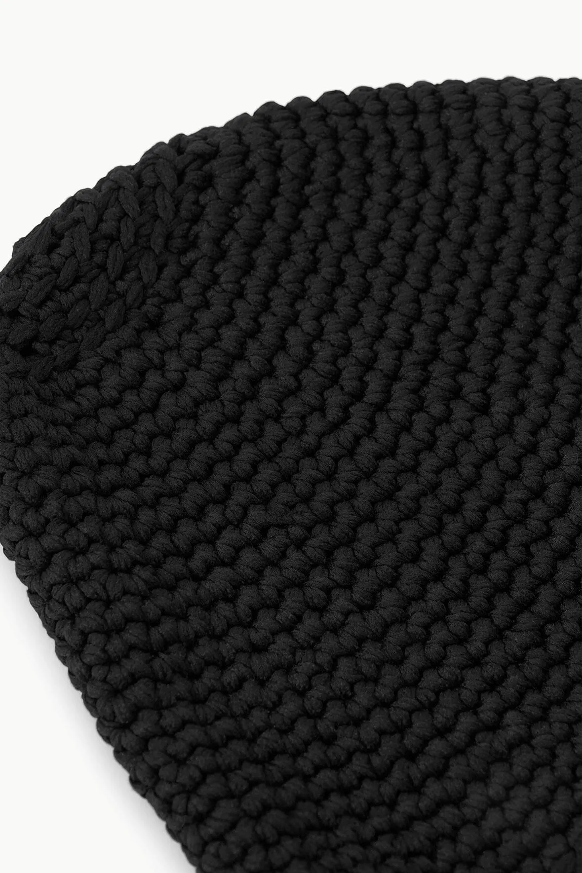CROCHET HAT | BLACK sold by STAUD product image thumbnail 5